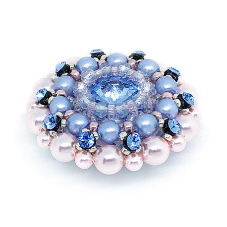 Брошь Ducharme Space Infinity Blue Sky Rose-1